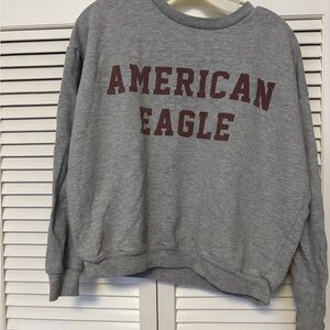 American Eagle Heather Gray Pullover
